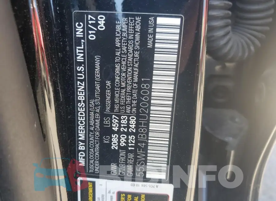 55SWF4JB8HU206081 Photo# 12