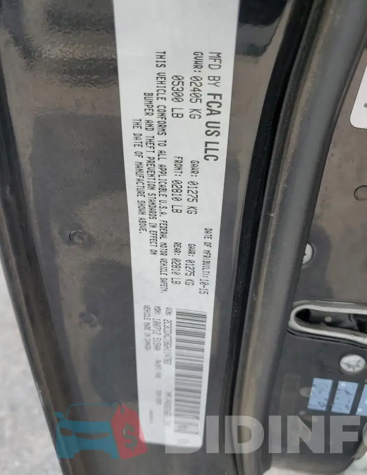 2C3CDXCT9GH114783 Photo# 13