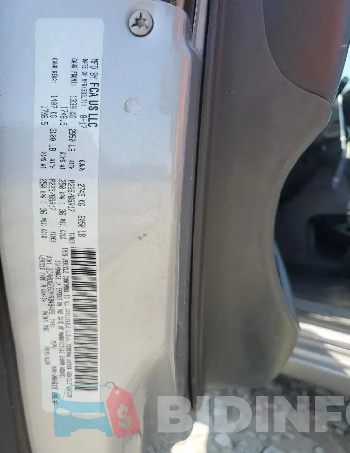 2C4RDGEG3HR848482 Photo# 13