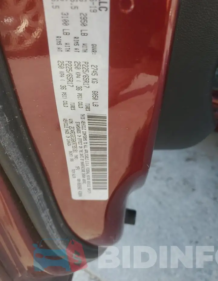 2C4RDGEG6KR735181 Photo# 13