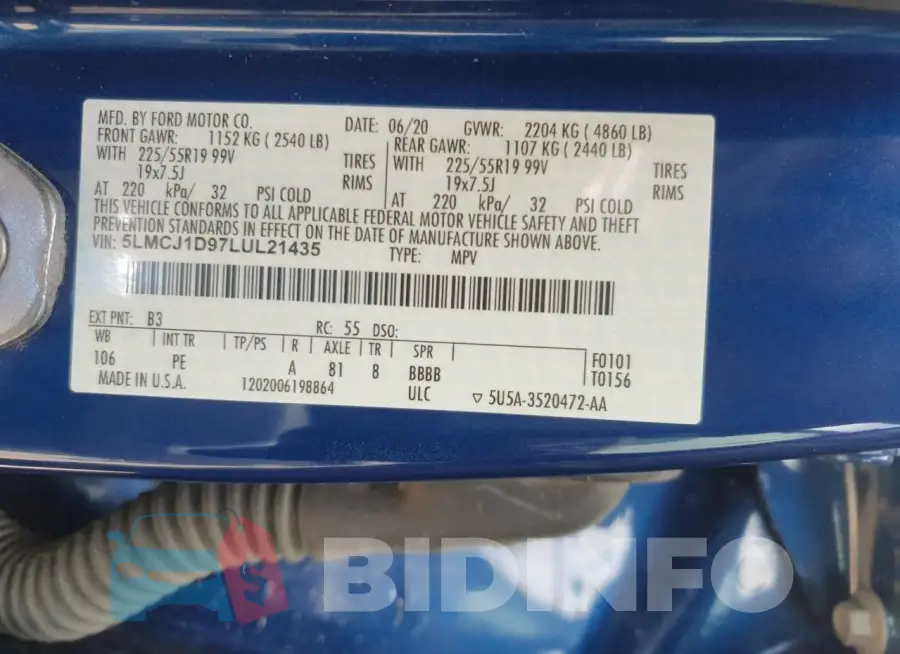 5LMCJ1D97LUL21435 Photo# 13