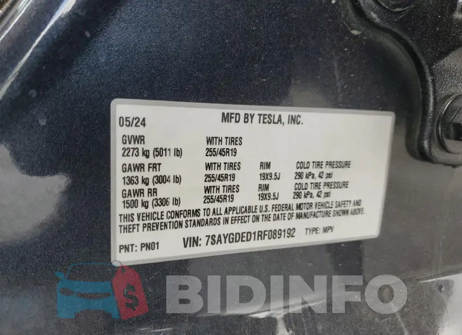 7SAYGDED1RF089192 Photo# 12