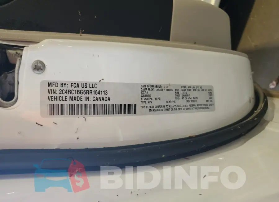 2C4RC1BG6RR164113 Photo# 13