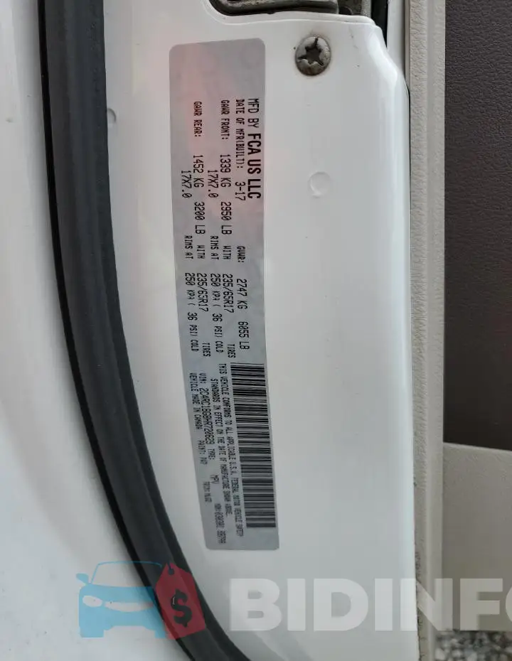 2C4RC1BG8HR720629 Photo# 13