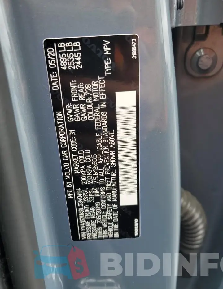 YV4162UK8L2340464 Photo# 13