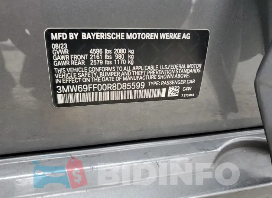 3MW69FF00R8D85599 Photo# 12