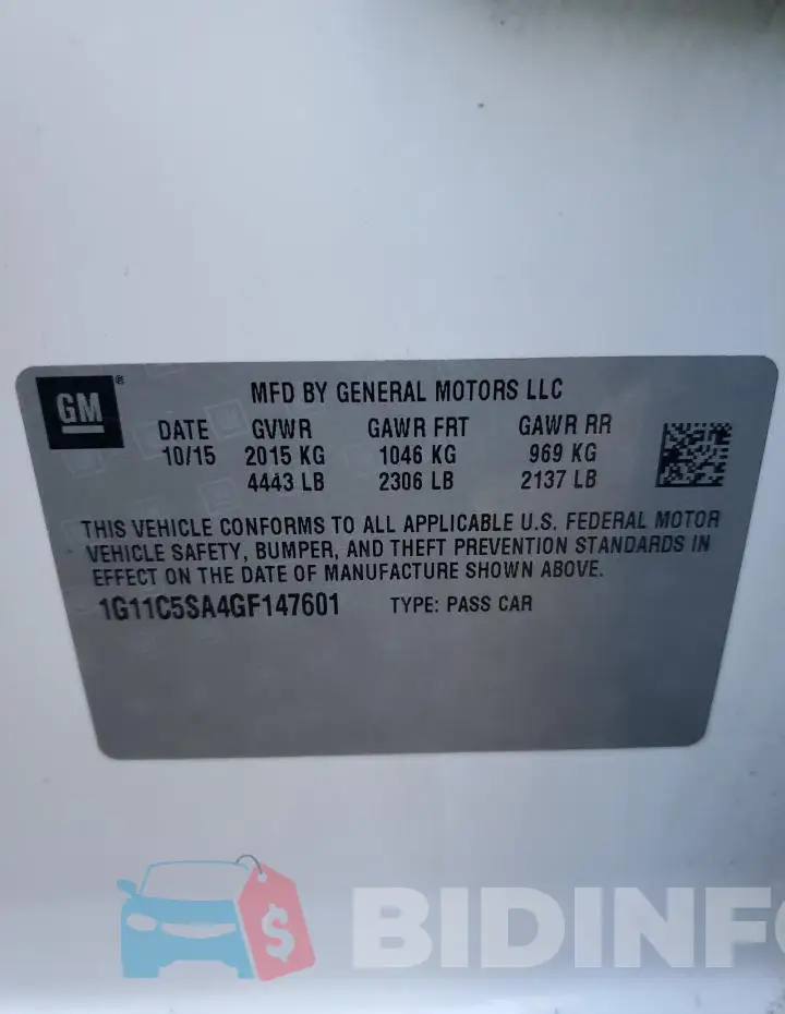 1G11C5SA4GF147601 Photo# 12