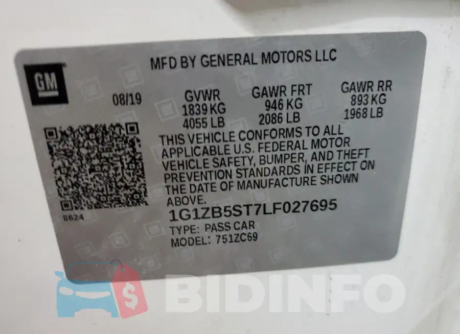 1G1ZB5ST7LF027695 Photo# 12