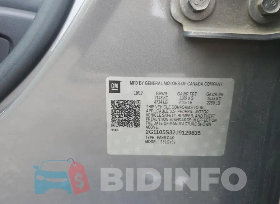 2G1105S32J9129835 Photo# 12