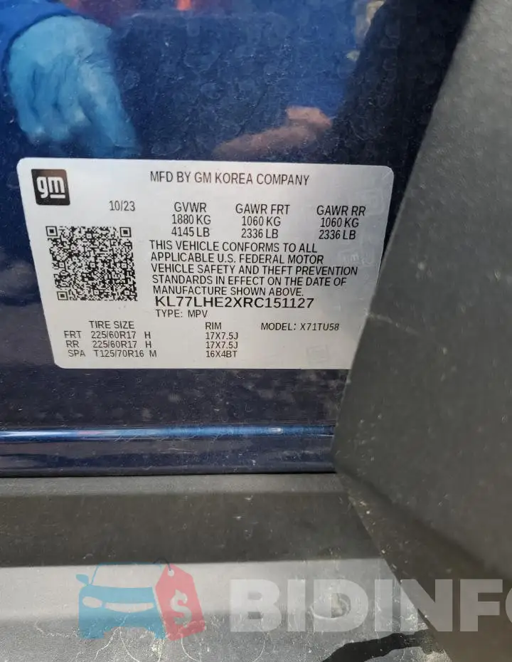 KL77LHE2XRC151127 Photo# 14