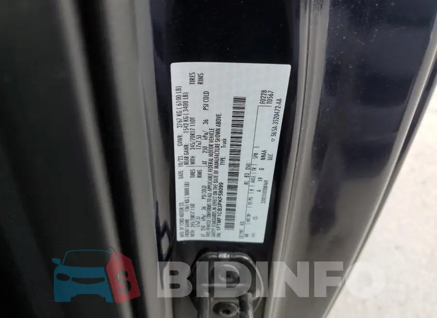 1FTMF1CB3PKF58099 Photo# 12