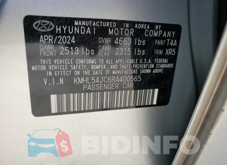 KMHL54JC6RA400565 Photo# 12