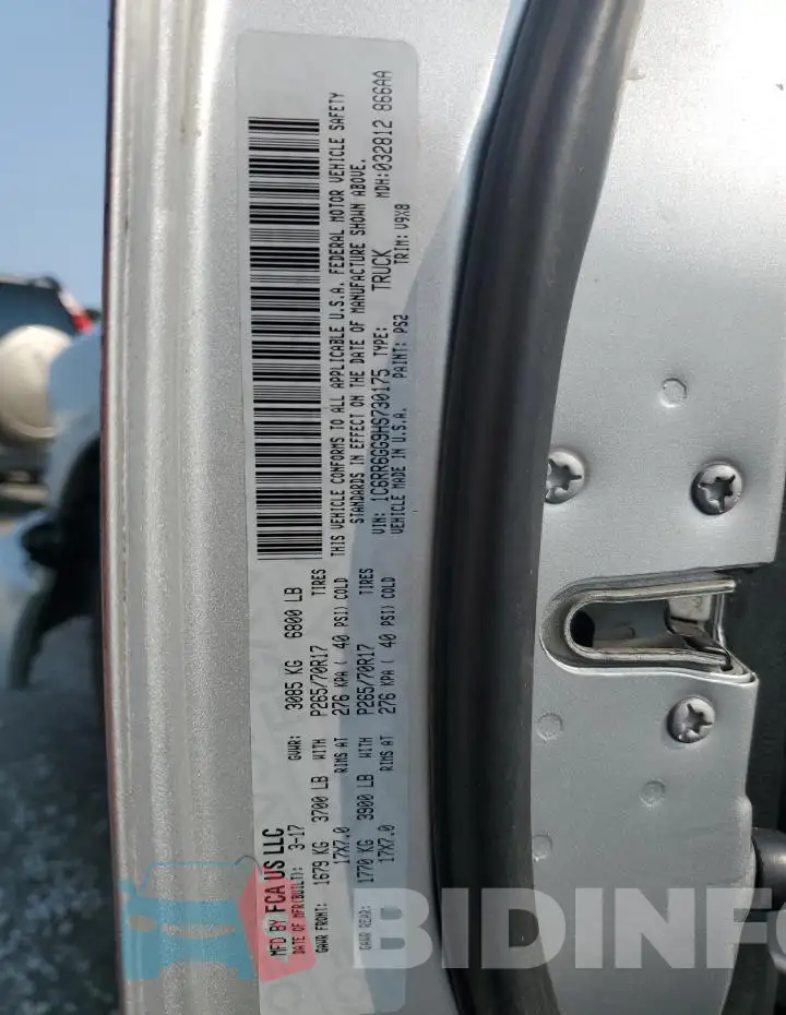 1C6RR6GG9HS730175 Photo# 12