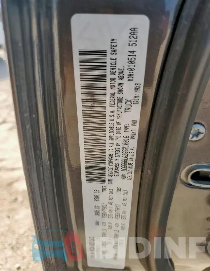 1C6RR6LG2GS210016 Photo# 13