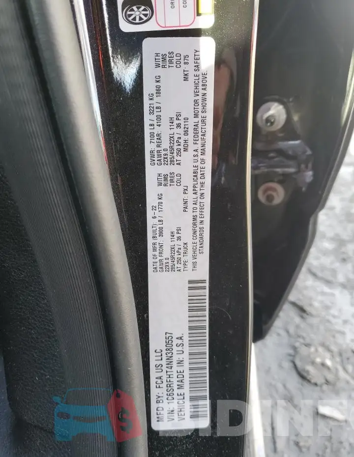 1C6SRFHT4NN380557 Photo# 13