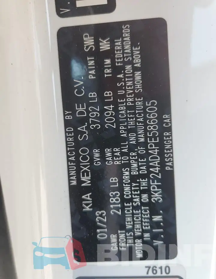 3KPF24AD4PE586605 Photo# 12