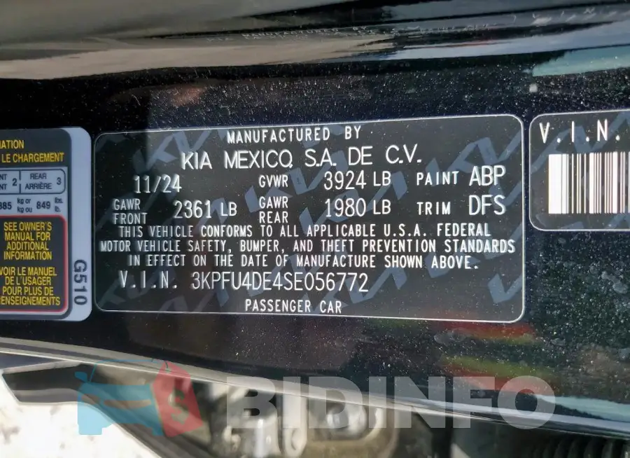 3KPFU4DE4SE056772 Photo# 12