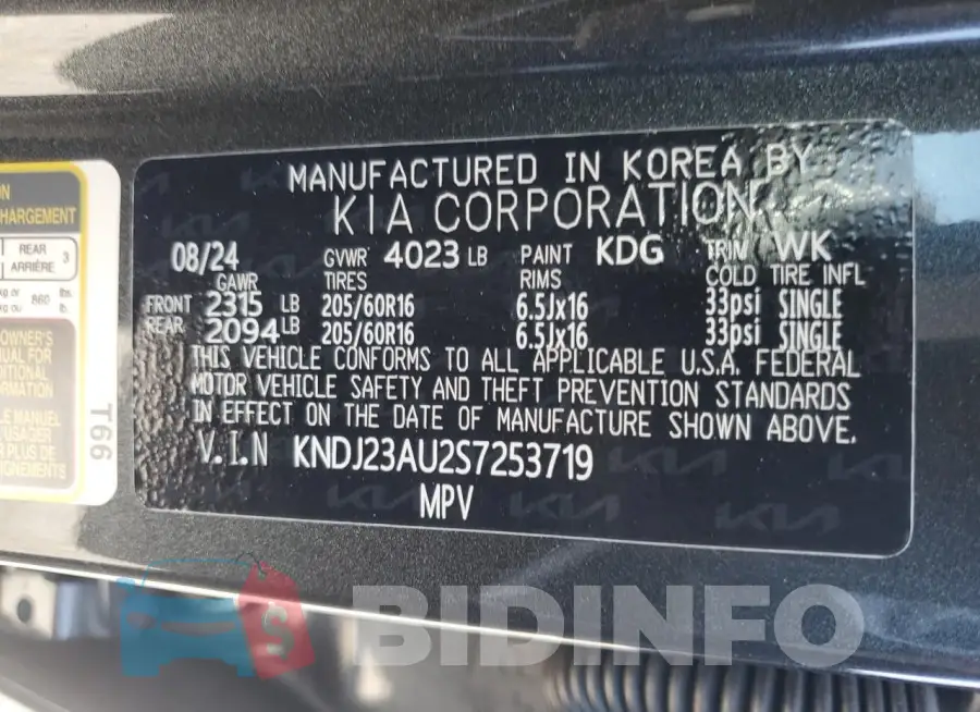 KNDJ23AU2S7253719 Photo# 12