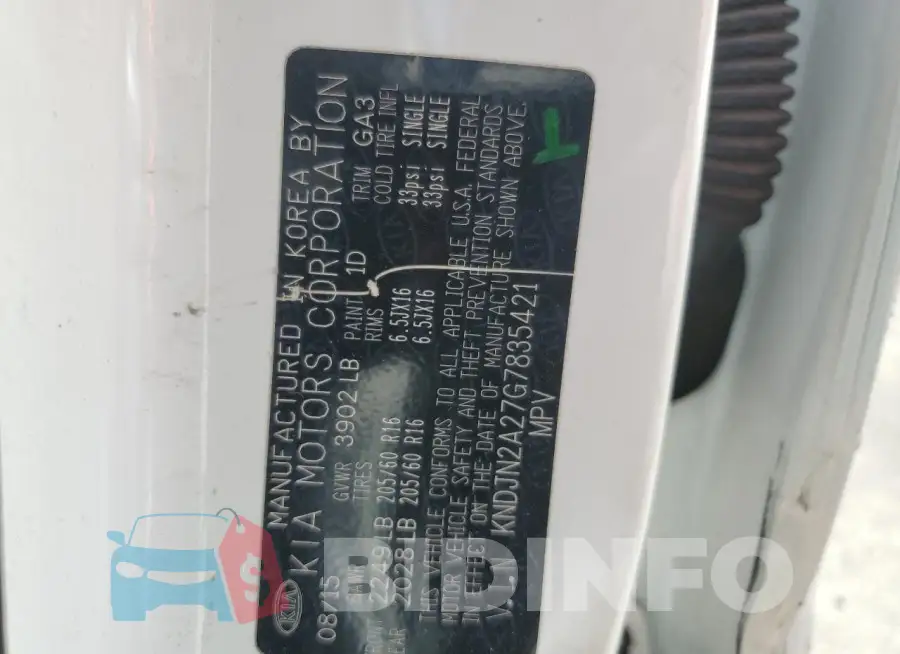KNDJN2A27G7835421 Photo# 12