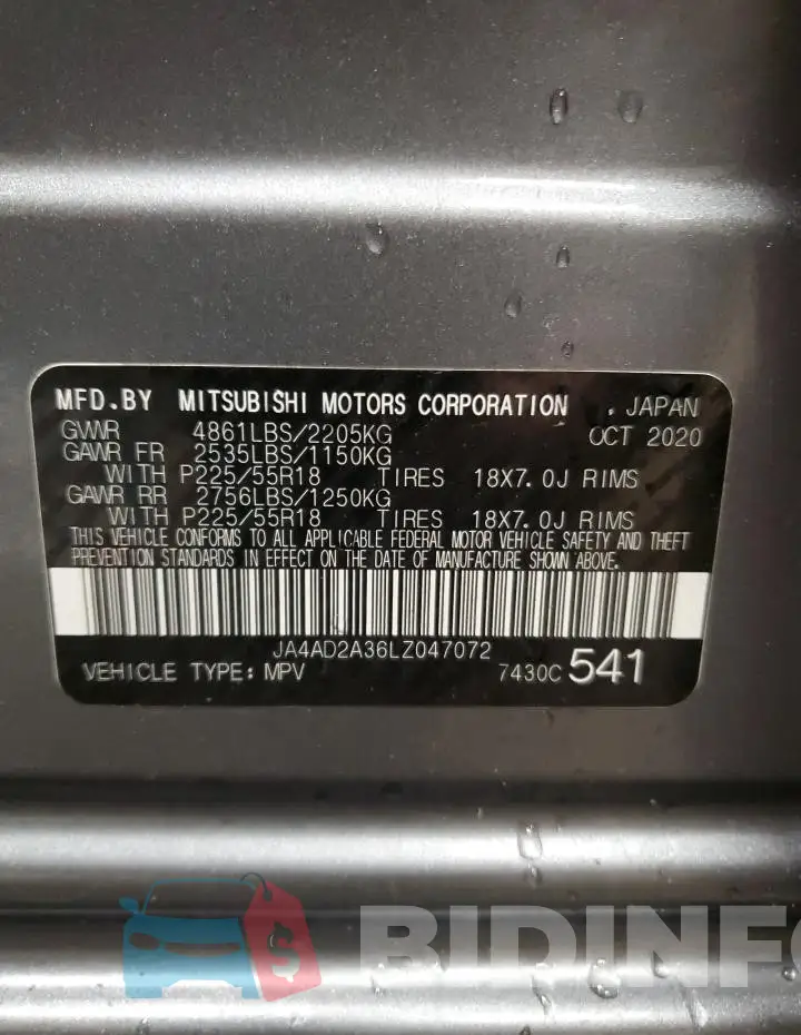 JA4AD2A36LZ047072 Photo# 13