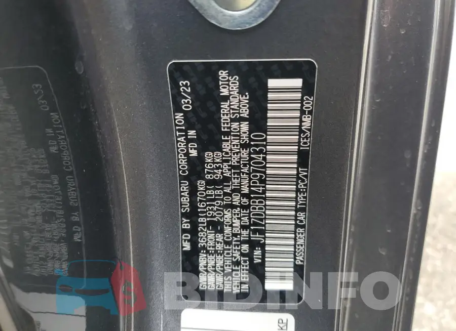 JF1ZDBB14P9704310 Photo# 13