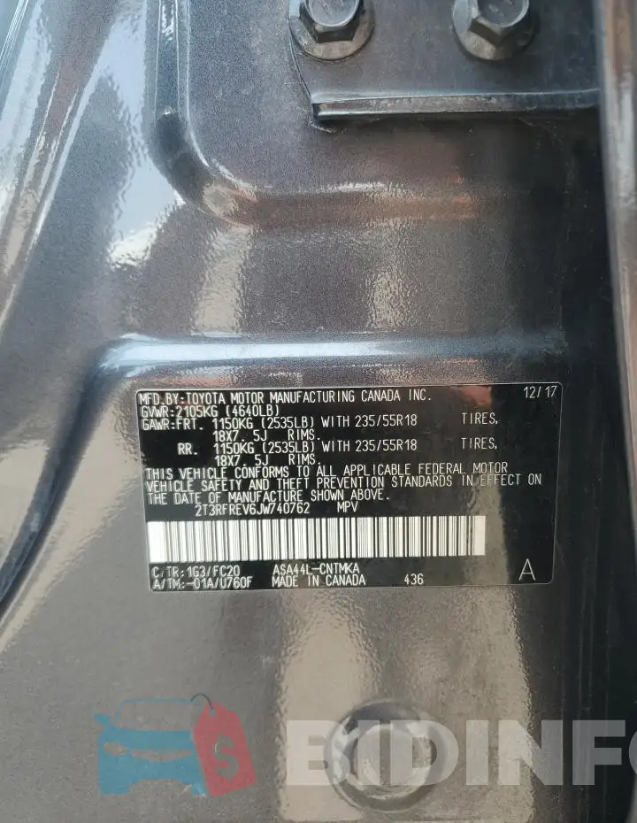 2T3RFREV6JW740762 Photo# 12