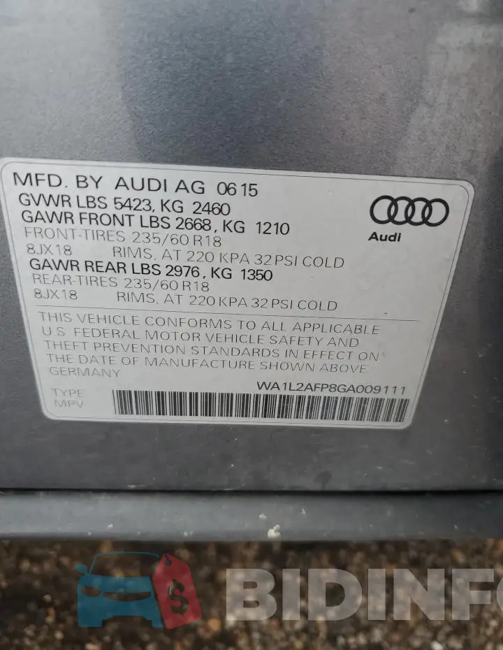 WA1L2AFP8GA009111 Photo# 13