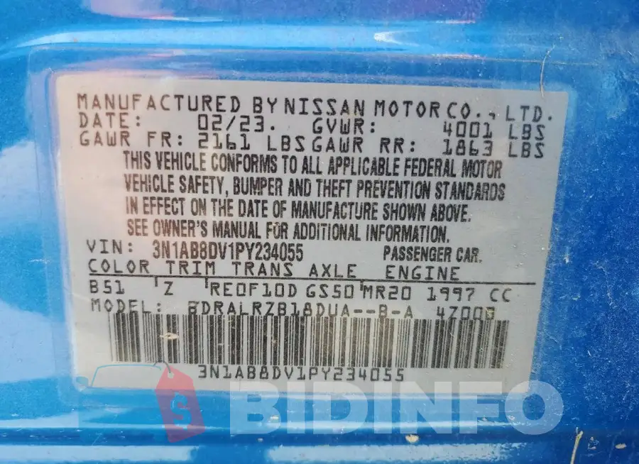 3N1AB8DV1PY234055 Photo# 13