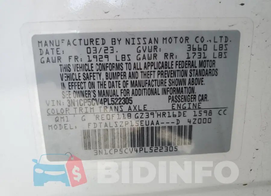3N1CP5CV4PL522305 Photo# 13