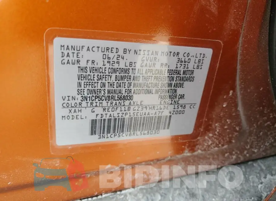 3N1CP5CV8RL568030 Photo# 13