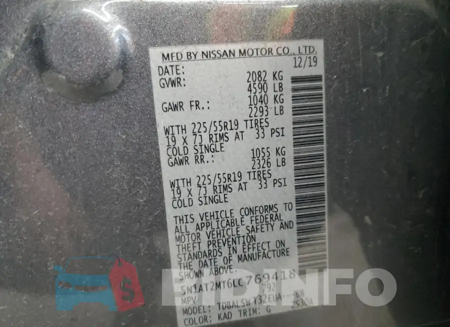 5N1AT2MT6LC769418 Photo# 13