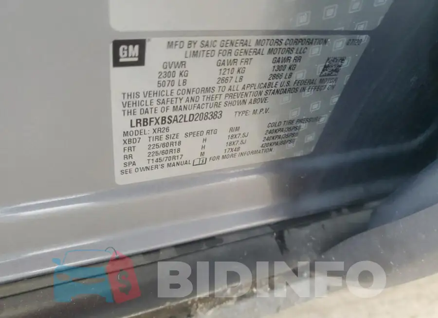 LRBFXBSA2LD208383 Photo# 12