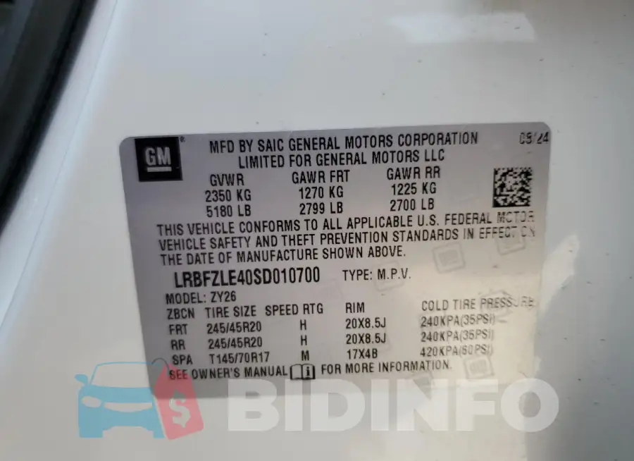 LRBFZLE40SD010700 Photo# 13