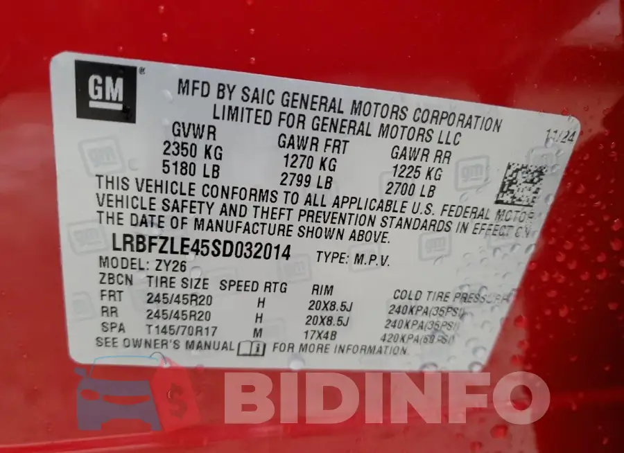 LRBFZLE45SD032014 Photo# 12