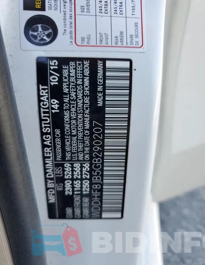 WDDHF8JB5GB290207 Photo# 12