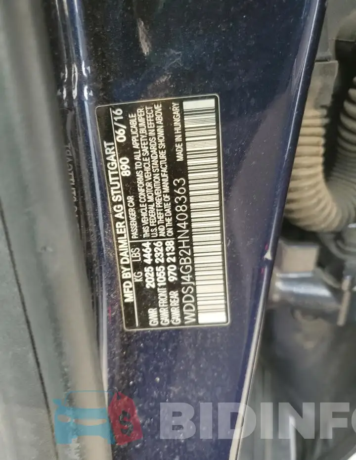 WDDSJ4GB2HN408363 Photo# 12