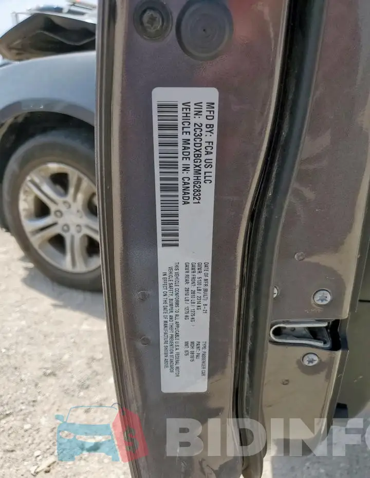2C3CDXBGXMH628321 Photo# 13