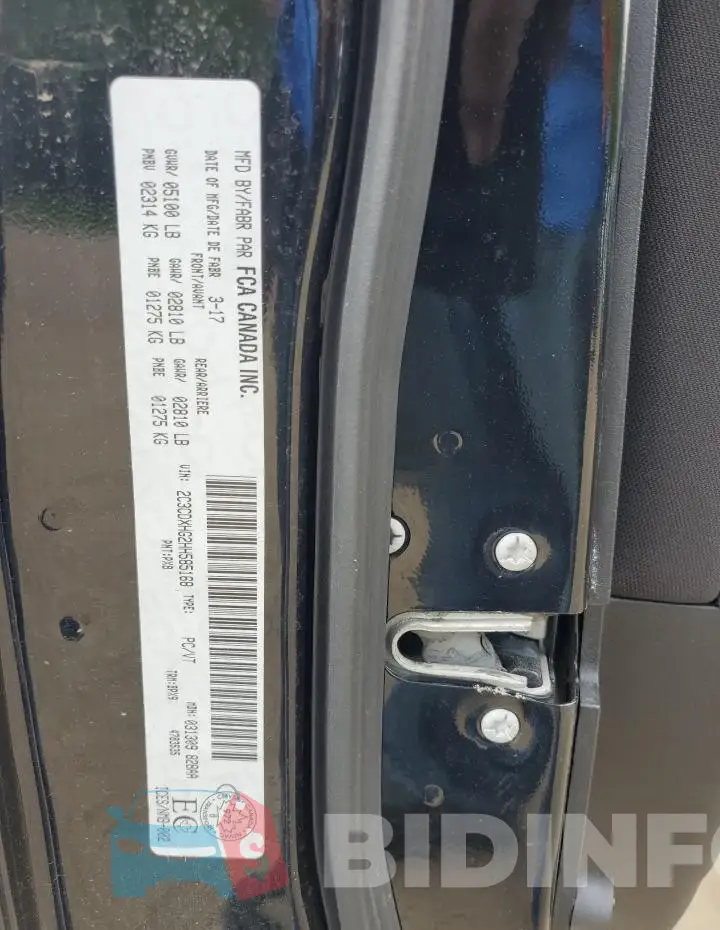 2C3CDXHG2HH585168 Photo# 13