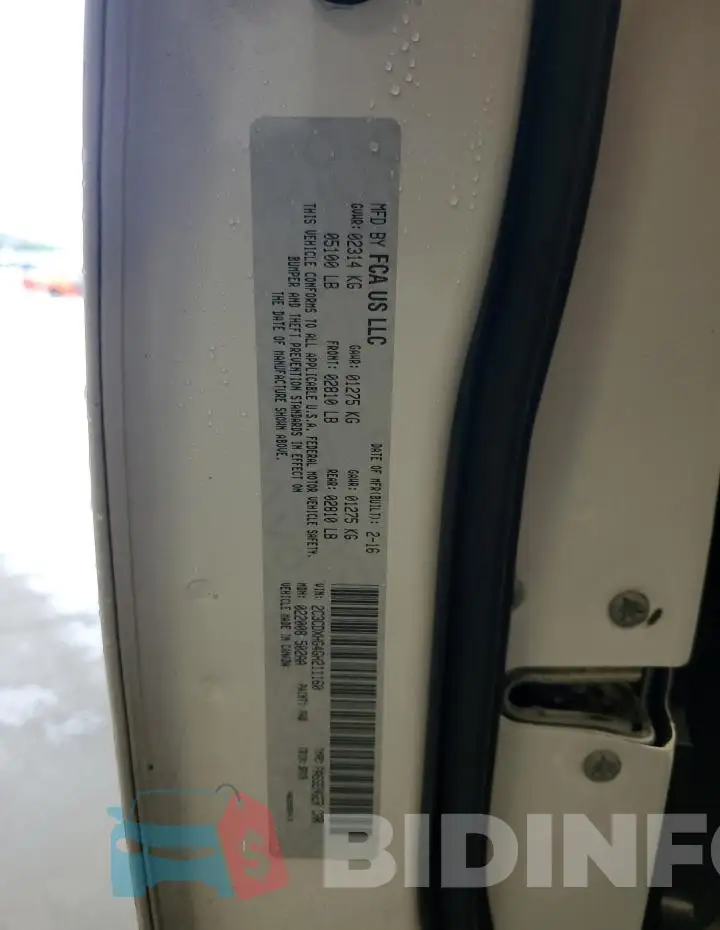 2C3CDXHG4GH211160 Photo# 12