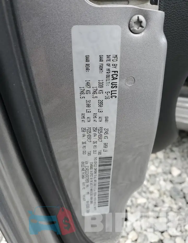 2C4RDGEGXGR370978 Photo# 13