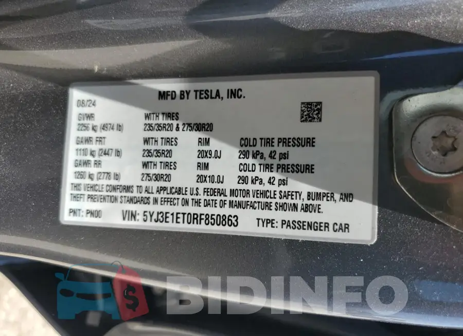 5YJ3E1ET0RF850863 Photo# 12