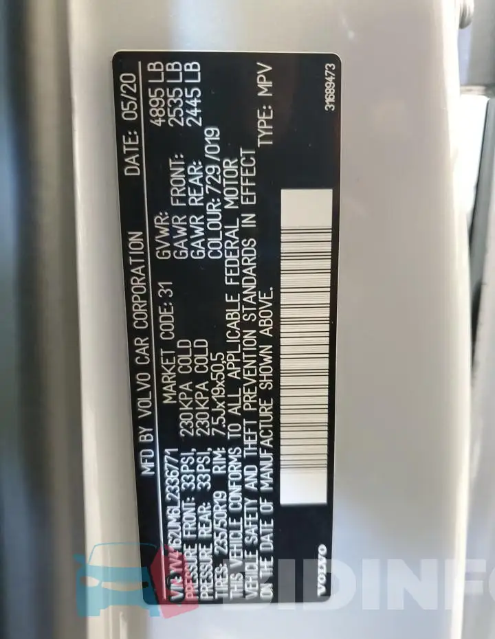YV4162UM6L2336771 Photo# 13
