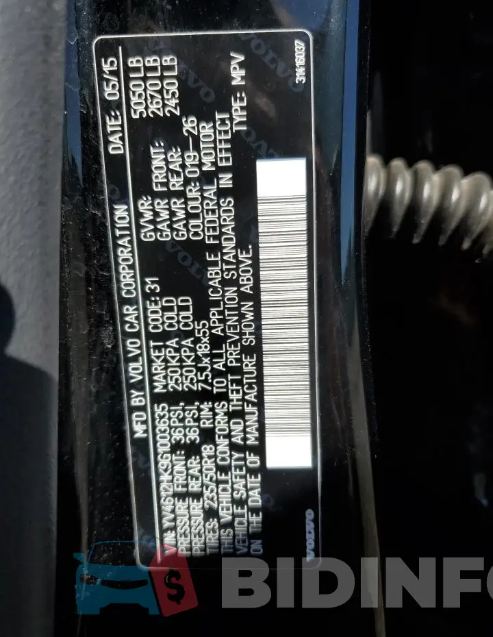 YV4612HK9G1003635 Photo# 13