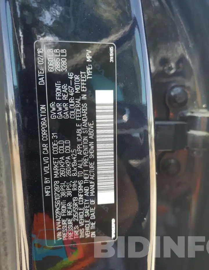 YV4A22PK5G1072878 Photo# 13