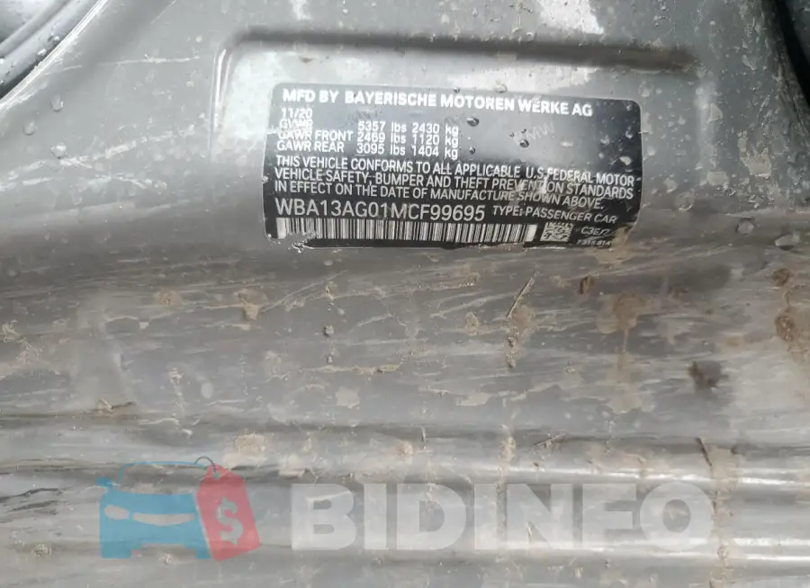 WBA13AG01MCF99695 Photo# 12