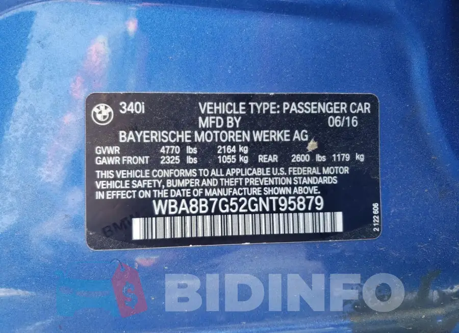 WBA8B7G52GNT95879 Photo# 12