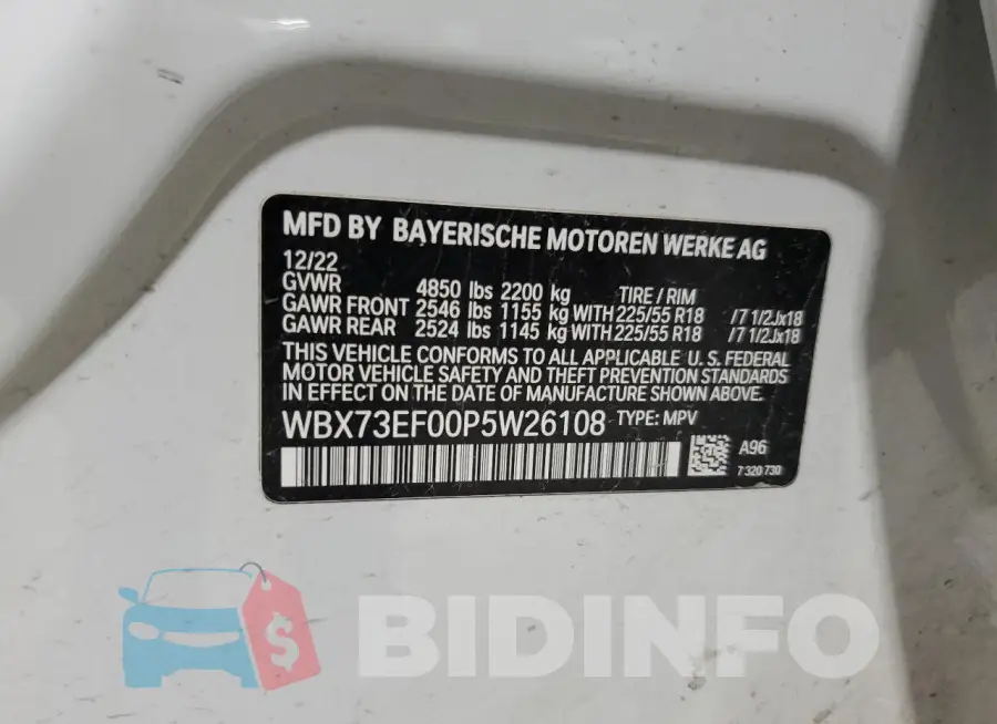 WBX73EF00P5W26108 Photo# 14