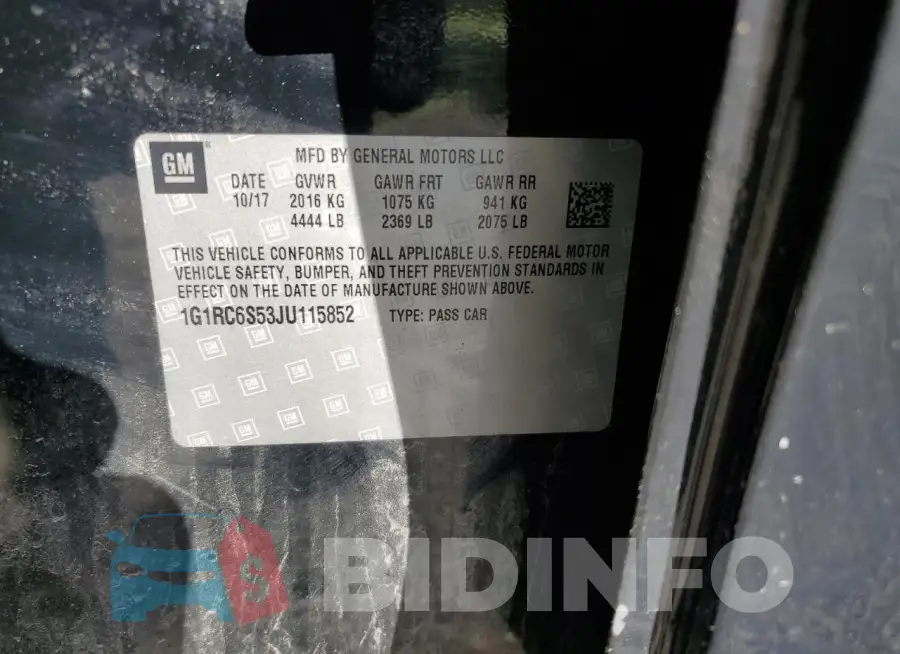 1G1RC6S53JU115852 Photo# 12