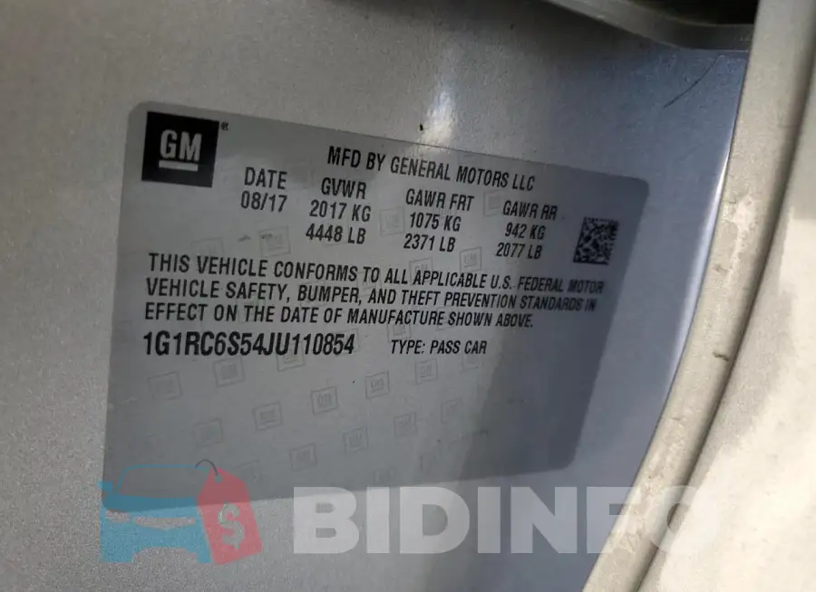 1G1RC6S54JU110854 Photo# 12