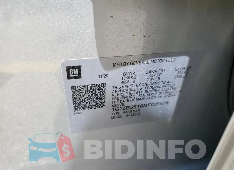 1G1ZB5ST6MF039676 Photo# 12